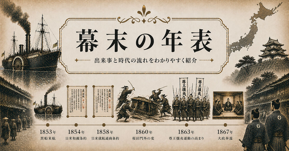 幕末の年表